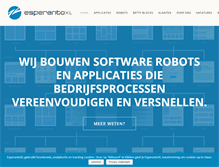 Tablet Screenshot of esperantoxl.nl